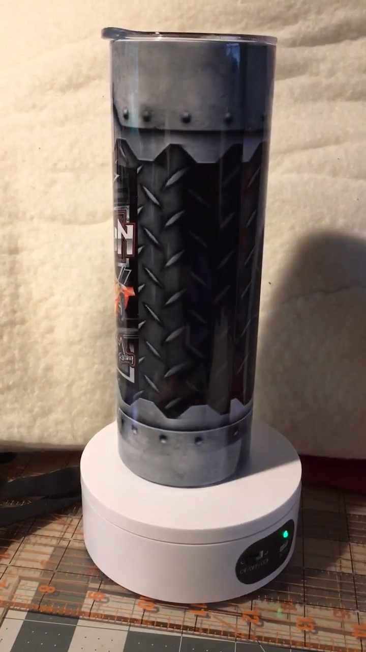 The Gaurdian Tumbler - Diamond Plate Design