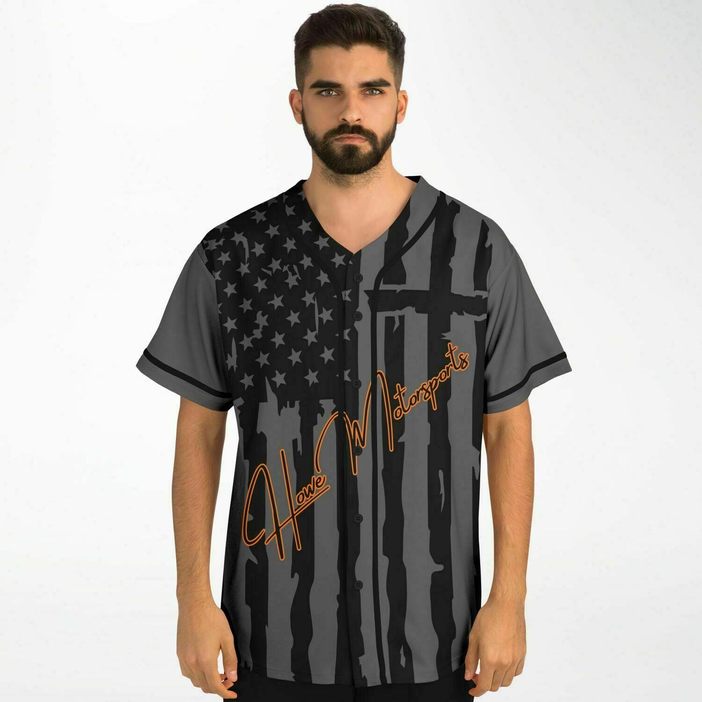 Howe Motorsports Baseball Jersey (Dark)